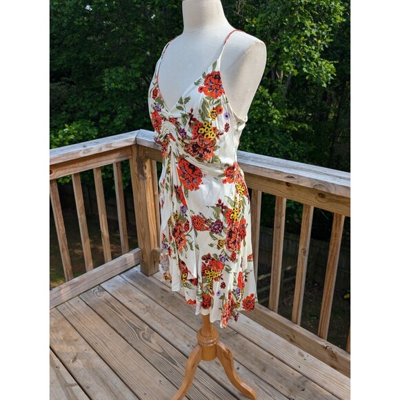 Free People Dress Fit & Flare Spring Summer Floral Boho Large Festival - Picture 4 of 8